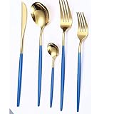 Flatware Set, SameTech 5 Pieces Stainless Steel Silverware Set, Cutlery Set Including Forks Spoons...