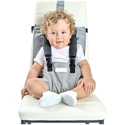 Trona Portatil Segunda Mano Trona portatil bebe -Trona plegable como asiento elevador y adaptable a la mesa para viajes-Silla infantil para comer con arnés para sentar a niños a la mesa
