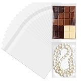 Vindafjord 200 Pcs 4” x6” Clear Resealable Cookie Bags