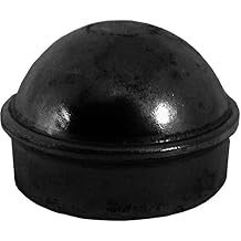Jake Sales 1-3/8inches Chain Link Fence Post Cap - Use for 1-3/8inches Outside Diameter Post/Pipe - Black Powder Coated Aluminum Chain Link Post Cap