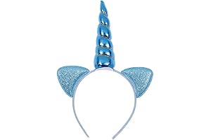 Enchanted Blue Unicorn Headband: A Shimmering Symbol of Magic