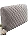 Copriletto Trapuntato All-inclusive Copri Testata In Legno Massello Letto Schienale Per Testate Comodino Decorazione Copertina Antipolvere Lavabile,Grey-180 * 60cm