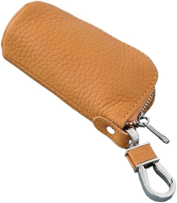 Cylindrical Key Bag Soft Car Large Capacity Zipper Anti-theft Door Portable
