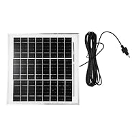 15,2 cm Solar-Lüftungsventilator mit Rückschlagventil, feuerfestes ABS-Wandabluftgebläse für Haus und Gewächshaus, Energie-Luftabsaugung mit Solarmodul-Kit im Lieferumfang enthalten (10,2 cm) – Ansicht 2