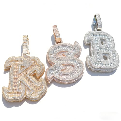 Iced Out Dollar Sign Pendant Necklace