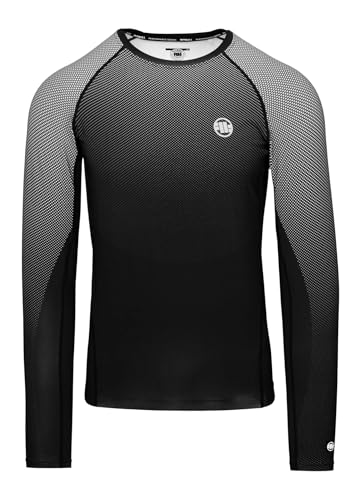 Camiseta de protección hombre rashguard manga larga elástica funcional