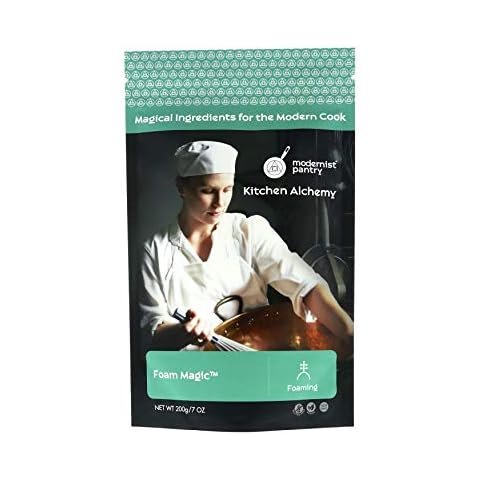 Foam Magic™ ⊘ Non-GMO ❤ Gluten-Free ☮ Vegan - 200g/7oz (Create stable hot or cold culinary foams from most liquids) Cover