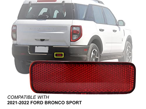 Auto Parts Avenue APA Replacement for Rear Bumper Reflector 2021 2022 BRONCO Sport Passenger Right Side M1PZ13A565A FO1185123 - Thumbnail 2