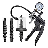 TaRiss's Anal Vacuum Pump Manual Anus Enlarger with Putt Plug Prostate Massager Stimulator Adult Sex Toys for Men Women Experienced Users Pleasure