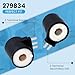 Upgrade 279834 Dryer Gas Valve Ignition Solenoid Coil Kit Fit for Whirl-pool Ken-more May-tag Dryers, Replaces PS334310 AP3094251 12001349 694540 694539 306105 306106 EAP334310 by AMI PARTS
