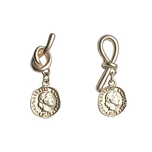 Preisvergleich Produktbild Fxqerding Retro Porträt Ohrringe Weibliches Temperament Persönlichkeit Wilde Asymmetrische Ohrringe