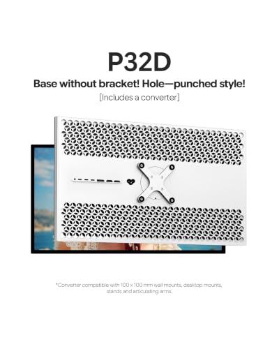 Image of P32D 32'' UHD 4K Glossy Monitor (Honeycomb - Without Stand)
