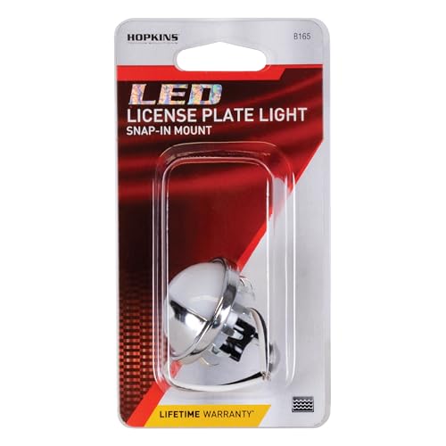 Blazer B165 LED Round Snap-In License/Utility Light, 1 Pack - Thumbnail 2