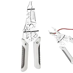 2024 New Multifunctional Wire Stripper Crimper Cable Cutter Pliers, Professional Electrical Wire Stripping Tool, Multipurpose Wire Stripper for Electrical Cable Cutting (1)