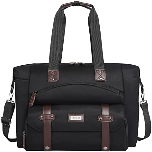 Jiefeike Diaper Bag Tote,Portable Baby Bag with Changing Pad,Anti-Theft Insulated Pocket,Shoulder Tote for Dad Mom Boys Girls,Extra Large Diaper Bags for Overnight Weekend Travel Hospital