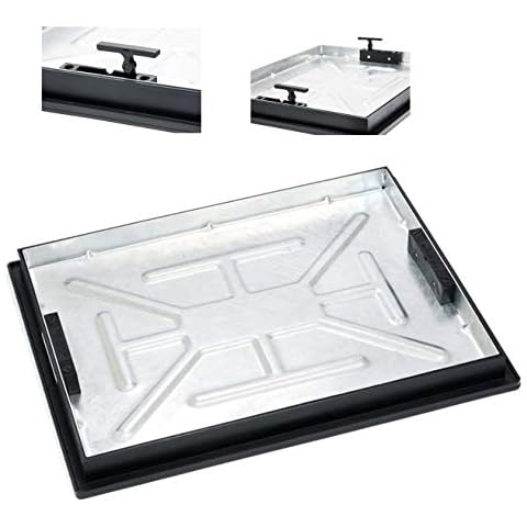 Clark Drain T11G3 600mm x 450mm x 46mm Recessed Screeding Manhole Cover Overall Size Cover