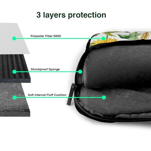 Maletín para portátil impermeable 14 pulgadas ligero miniatura 5