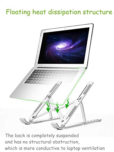 Soporte para laptop plegable y ajustable de aluminio miniatura 3