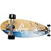 Krown Wood Sunset Complete Longboard Skateboard