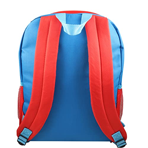 Marvel Spiderman Backpack With Lunch Box - Bundle With Spiderman Backpack For Boys 4-6, Spiderman Lunch Box, Water Pouch, Stickers (Spiderman Backpack For Kids) #TOP3