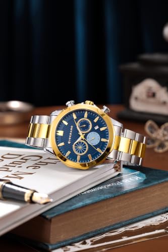 Image of Giordano Multi-Function Analog Watch for Men with Textured Dial, Classic Stainless Steel Strap and Date Function