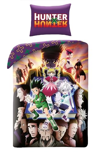 Halantex Juego de Cama Hunter X Hunter - Gon Killua Kurapika -