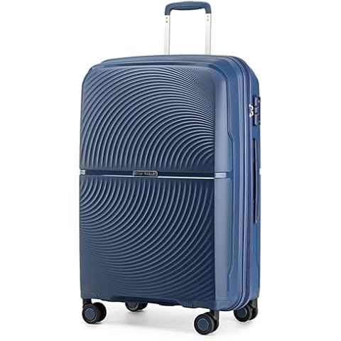 British Traveller Large Lightweight Hard Shell Suitcase Cover