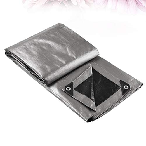 Generic Black Tarpaulin Waterproof Tarps For Plants Greenhouse Pet Hutch Roof For Green House Courtyard Plant Awning Canopy Patio #TOP2