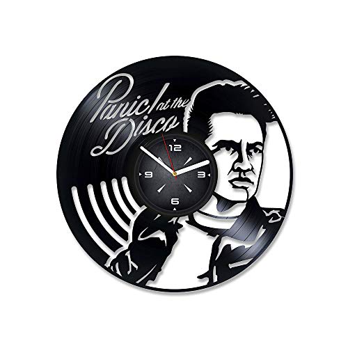 Rock Band Musicians Vinyl Record Wall Clock. Decor for Bedroom, Living Room, Kids Room. Gift for Him or Her. Christmas, Birthday, Holiday, Housewarming Present.