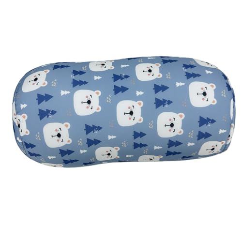Bookishbunny Microbead Cylinder Bolster Roll Pillow 13" x 7" (Bear)