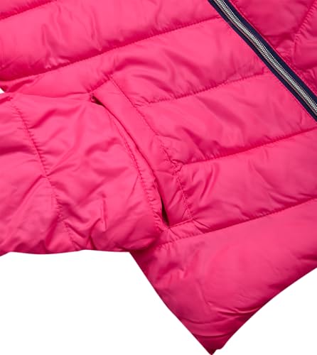 Pink Platinum Girls Puffer Jacket - Full Zip Up Quilted Hooded Winter Coat and Solid Packable Jacket for Girls (Sizes: 7-16)4