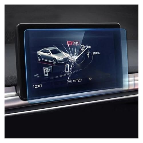 Verre trempé Audi A4 anti-rayures écran de navigation haute sensibilité