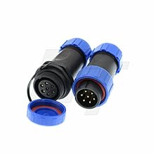 HE21 7 Pin Male Female Waterproof Connector Cable Plug Socket Aviation Quick Disconnect for LED/Marine/Lighting Application