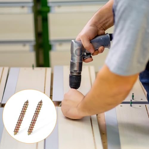 20 tornillos dobles M6x40mm para madera para conectar y fijar muebles miniatura 6