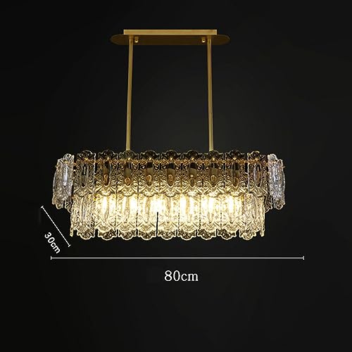 Lámpara de araña Retro Francesa de cristal para sala de estar y comedor elegante 2