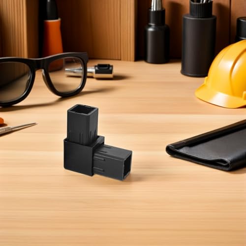 Conector de tubo de plástico 20 cuadrado 20x20mm para piezas de unión en bricolaje casero 5