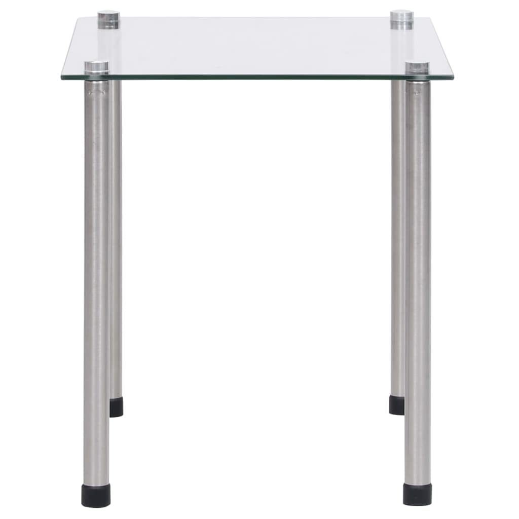 vidaXL Satztisch Beistelltisch Couchtisch Kaffeetisch Sofatisch Wohnzimmertisch Glastisch Teetisch Tisch 3-TLG. Transparent Hartglas