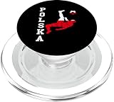 Polska Equipo de Fútbol Polaco Orgullo Polaco Roots Bandera Polonia PopSockets PopGrip para MagSafe
