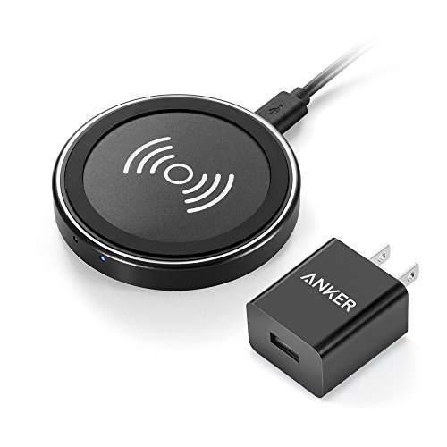 Anker Wireless Charging Pad PowerPort Wireless with 12W Wall Charger for iPhone 8/8 Plus, iPhone X, - //coolthings.us