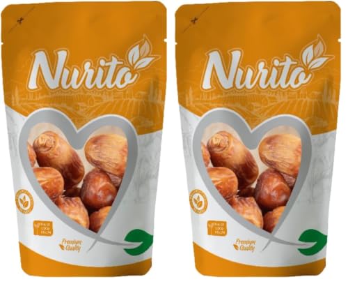 Image of Nurito Premium Dates (Yellow Dates /Khajoor, 500 Gm), Fresh (Pack of 2)