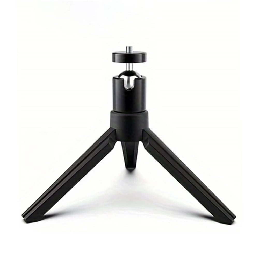 Mini trípode portátil para proyector de 1 pieza con cabezal giratorio de 360 °, adecuado para el soporte de proyector con múltiples dispositivos, fácil de transportar y almacenar. Soporte