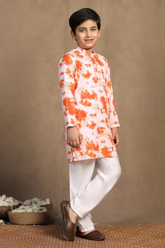 Image of Fashion Dream Boys Cotton Blend Geometric Kurta Pyjama Set|Boy Kurta Set|Kurta Pyjama Set|Ethnic Set|Kurta Pyjama|Ethnic Set|Kurta And Payjama Set|Kurta Set