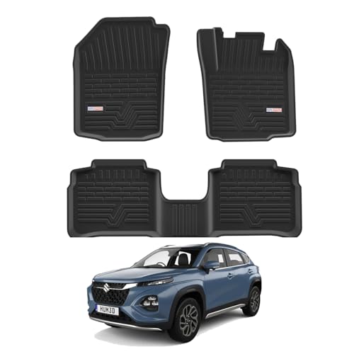 Image of 3D TPE Car Floor Mat for Fronx (All Models) Custom Fit, Heavy Duty & Anti-Slip Fronx Floor Mat | Easy to Clean, All Weather Resistant, Waterproof & Dustproof Car Foot Mat