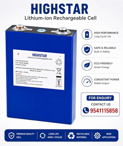 Image of Li-Cell 12V 200Ah LiFePO4 Battery DIY Kit with BMS | High Capacity Lithium Battery for Solar & Backup Systems