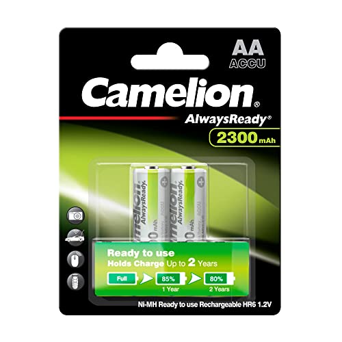 Camelion Always Ready-to-use Mignon batteri NI-MH 1,2 V/2 300 mAh 2 blister