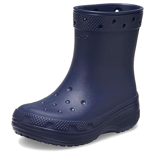 Crocs Classic Rain Boots, Navy, 11 US Unisex Little Kid