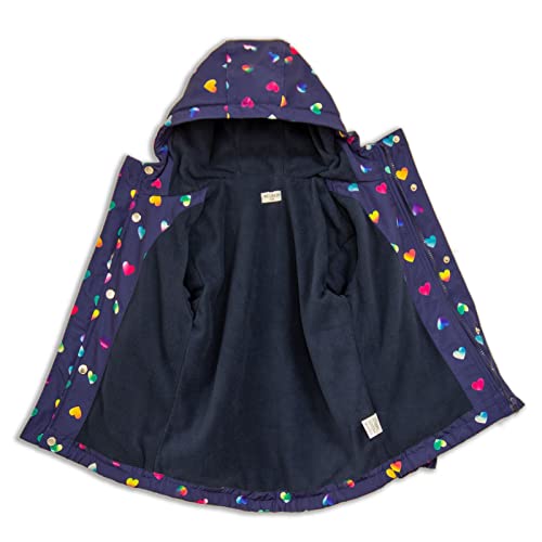 Image of WELAKEN Fleece lined Jackets with Water-Resistance Frabic for Kid's & Toddler II Girl's Rain Jacket & coats