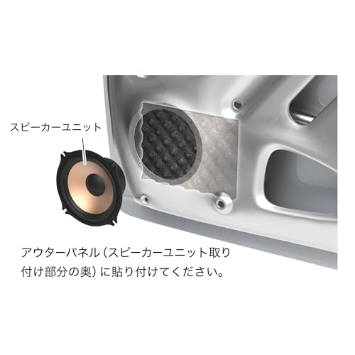 オーディオテクニカ AT-AQ471P10 アブソーブウェーブ デッドニングシート の商品画像 2