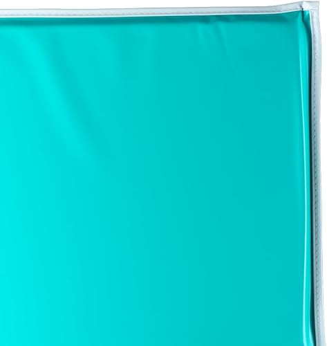 Miniatura 5 de CASE PACK de 6 KinderMat Jr. Daydreamer, 2 pulgadas de grosor, tapete de descanso de 4 secciones, 44 x 19 x 2 pulgadas, azulverde azulado, 100%