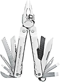 Leatherman Super Tool 300 - DIY multi-tool made in the USA with all locking blades and tools in stainless steel with a black nylon holster
